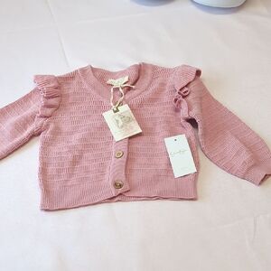 Jessica Simpson Pink Knit Kids Sweater
